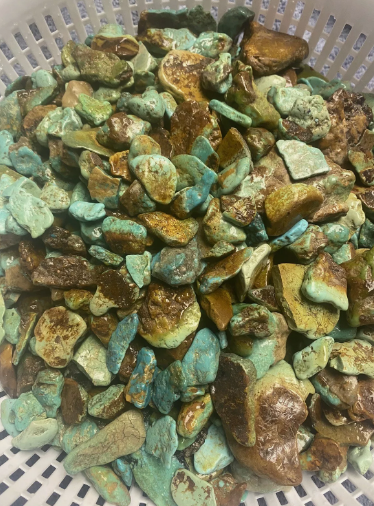 Royston Turquoise Stabilized Small Nuggets one pound